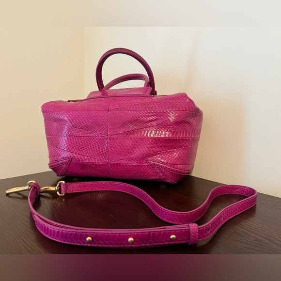 Brian Atwood Bags | Brian Atwood Genuine Snakeskin Bag Color: Magenta - Picture 9 of 15